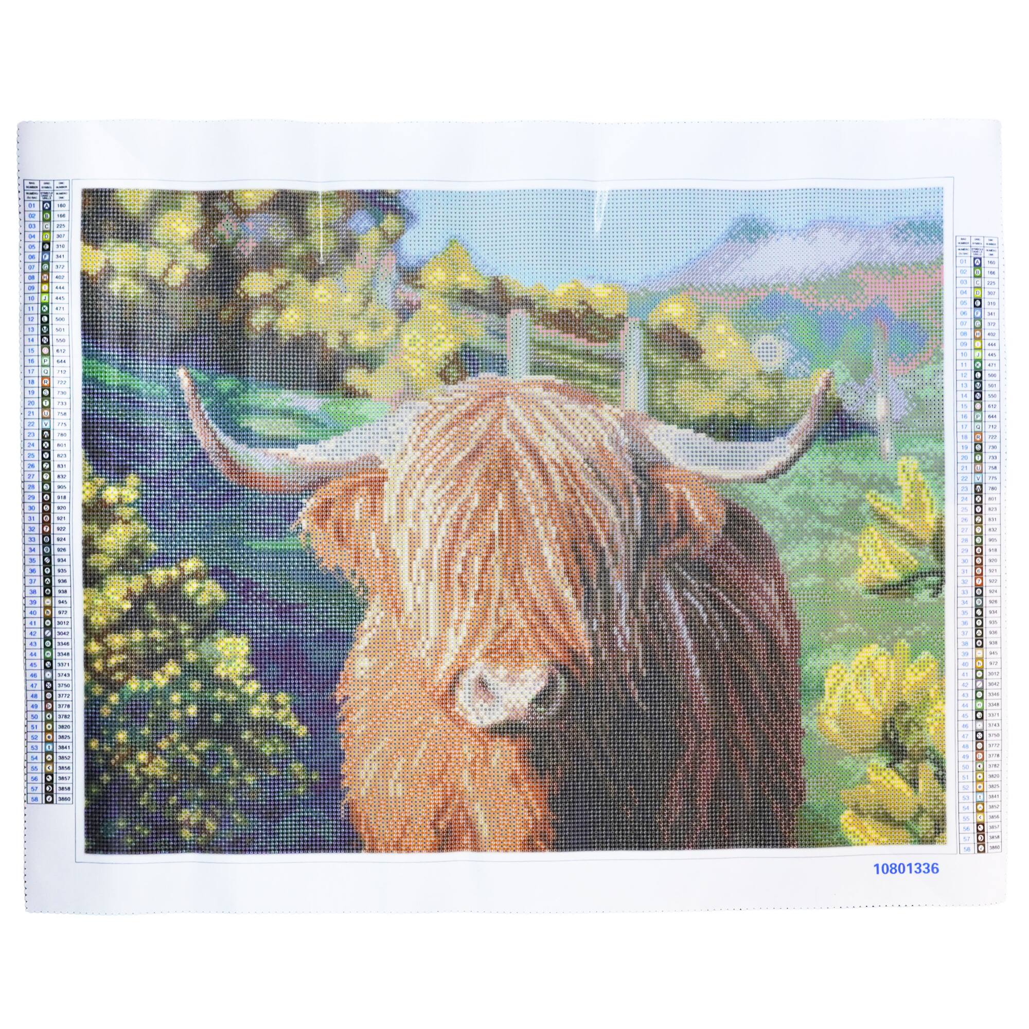 18" x 24" Highland Cow Diamond Art Kit by Make Market®